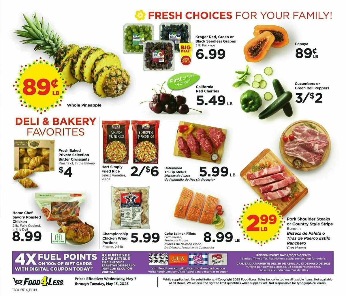 Food 4 Less Weekly Ad from May 7