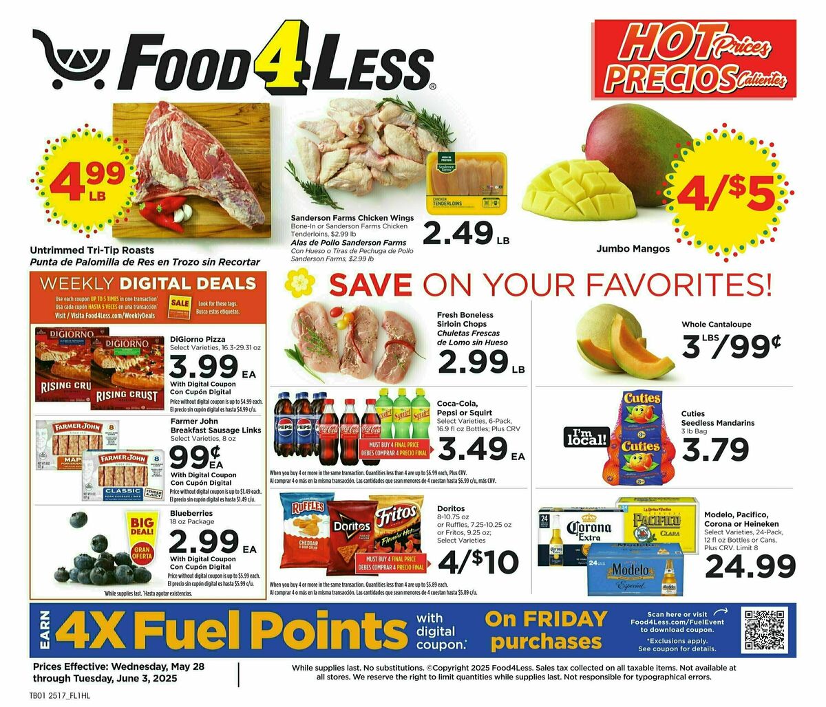 Food 4 Less Weekly Ad from May 28