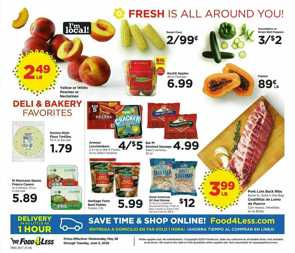 Food 4 Less Weekly Ad from May 28