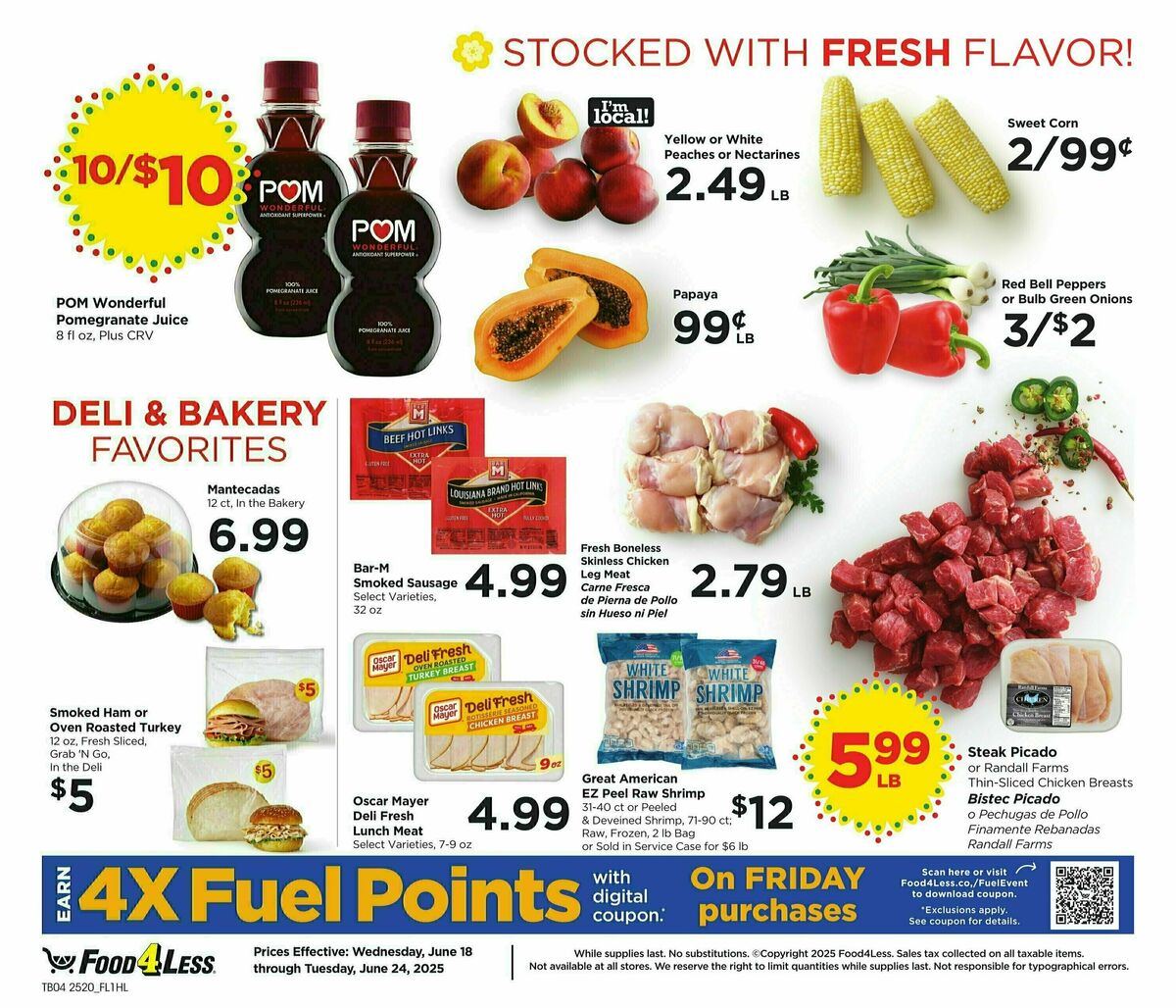 Food 4 Less Weekly Ad from June 18