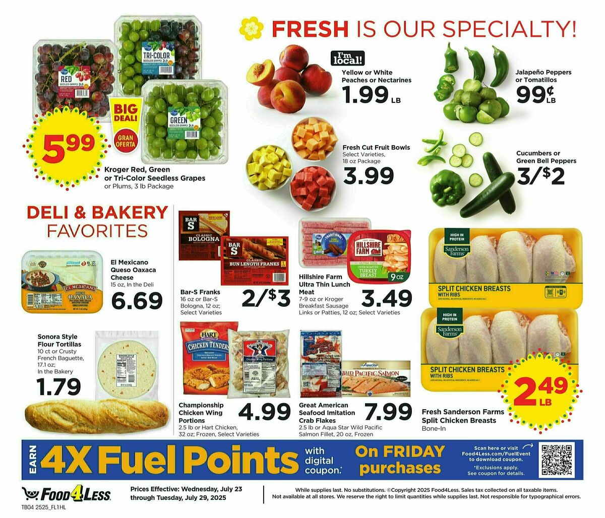 Food 4 Less Weekly Ad from July 23
