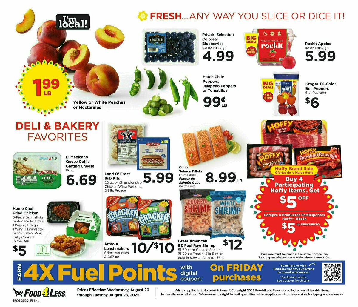 Food 4 Less Weekly Ad from August 20