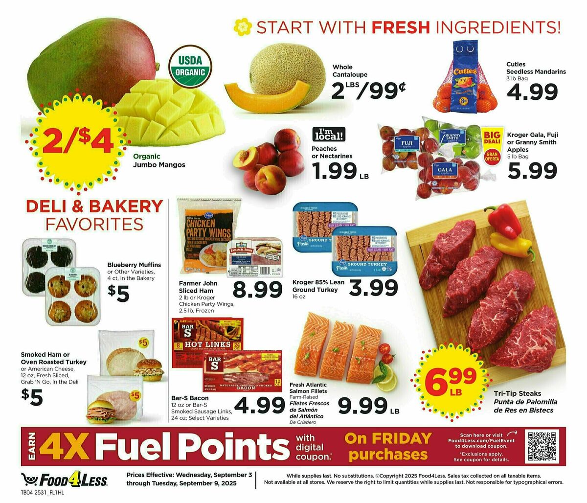Food 4 Less Weekly Ad from September 3