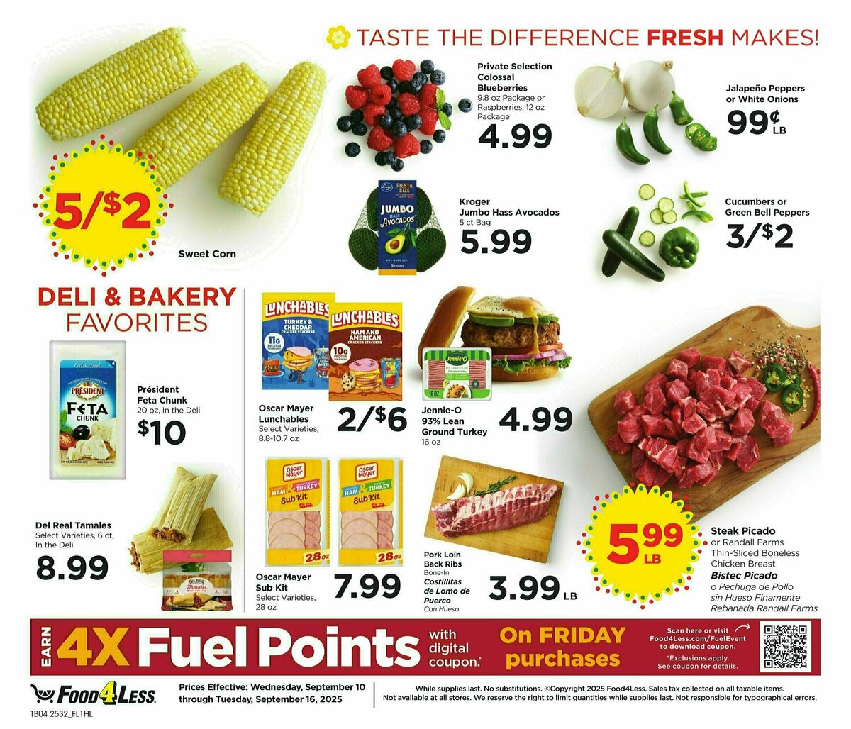 Food 4 Less Weekly Ad from September 10