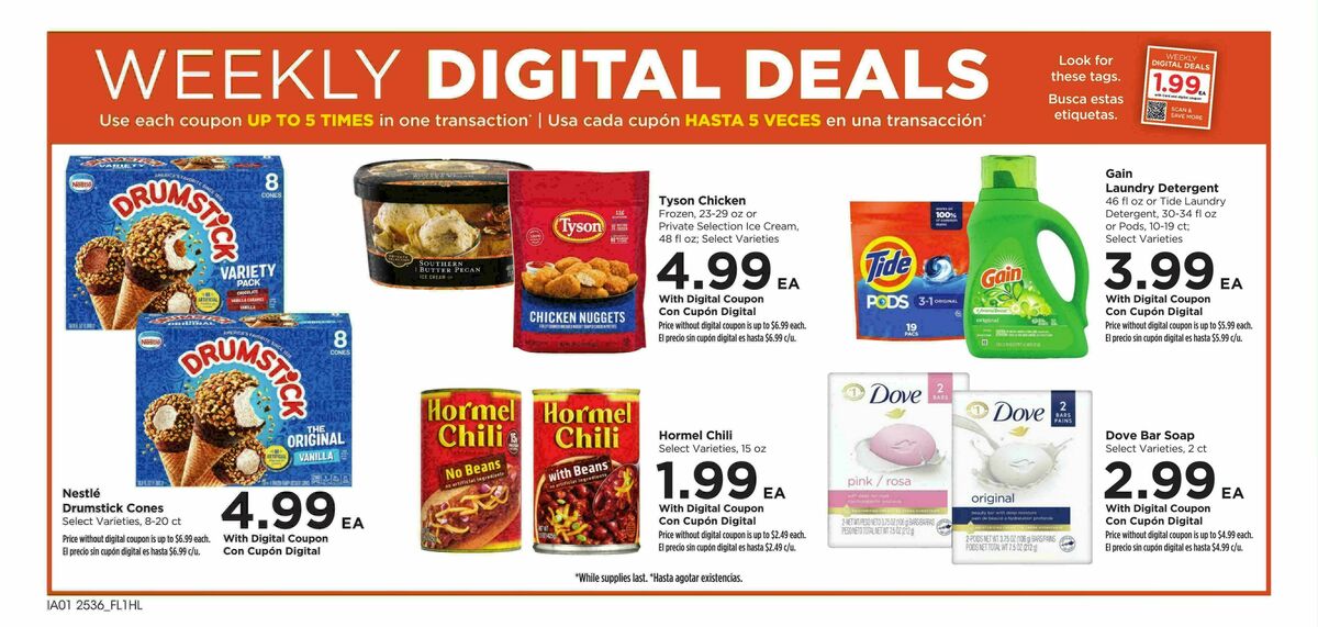 Food 4 Less Weekly Ad from October 8