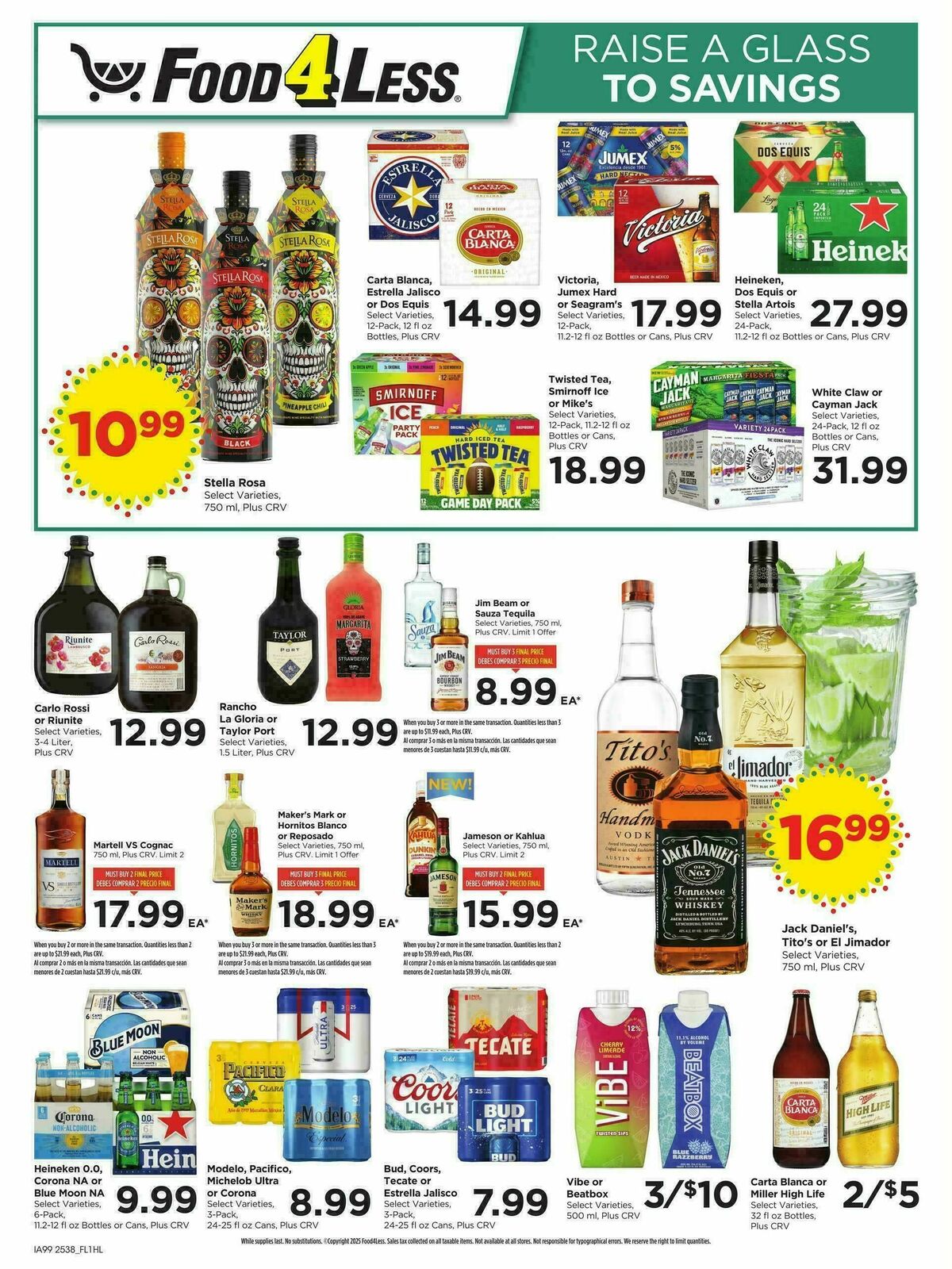 Food 4 Less Weekly Ad from October 22