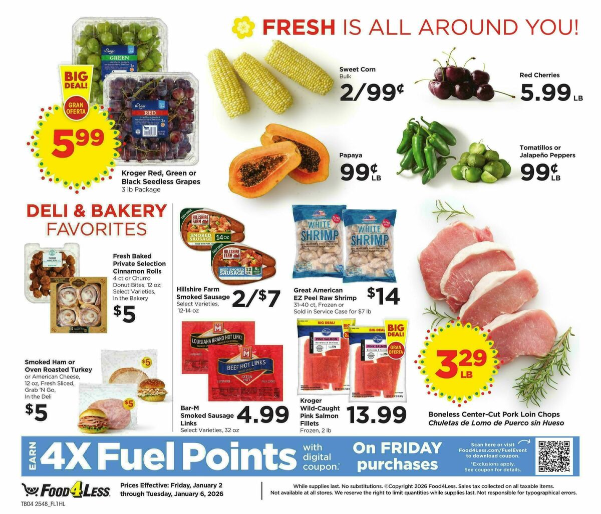 Food 4 Less Weekly Ad from January 2