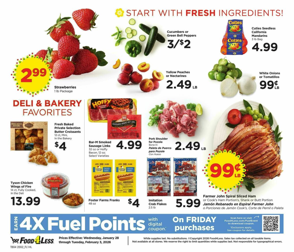 Food 4 Less Weekly Ad from January 28