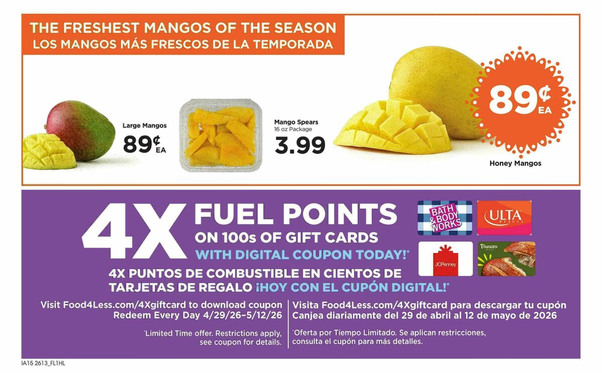 Food 4 Less Weekly Ad from April 29