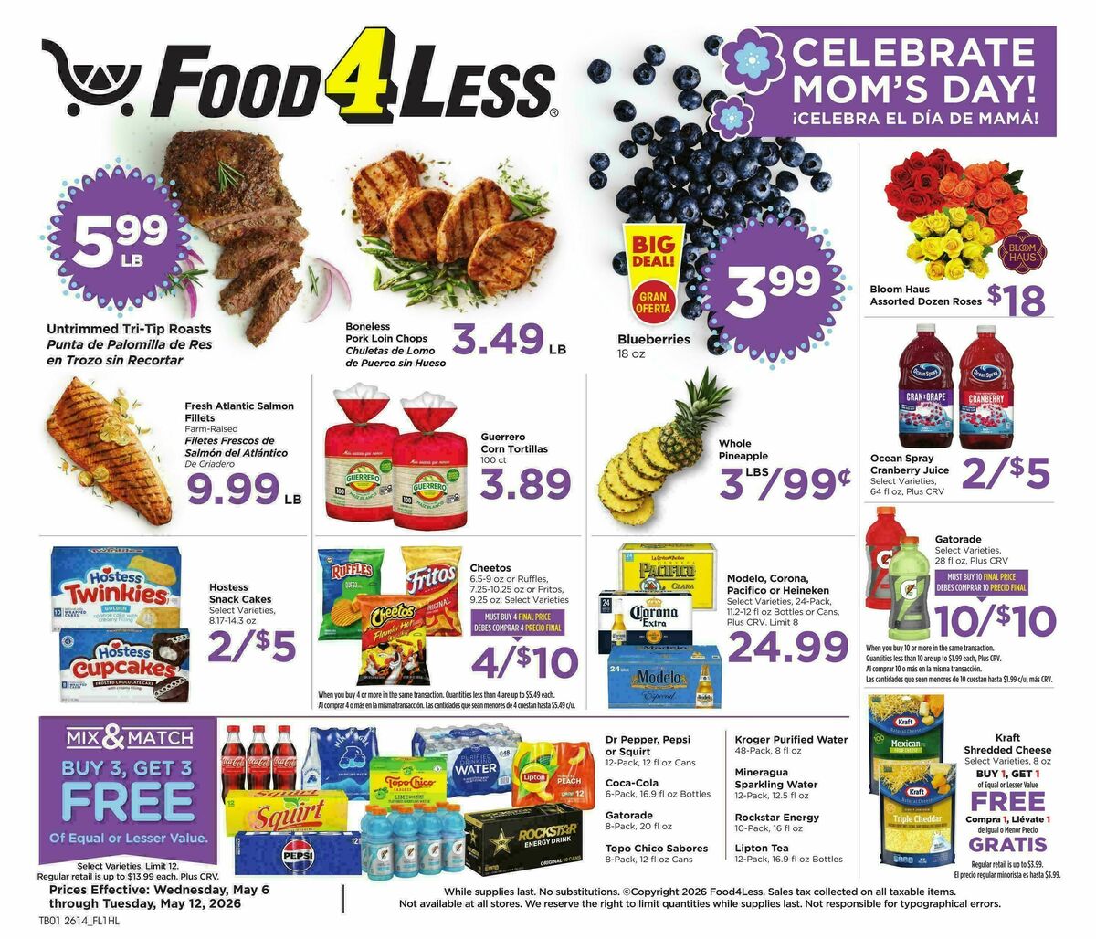 Food 4 Less Weekly Ad from May 6