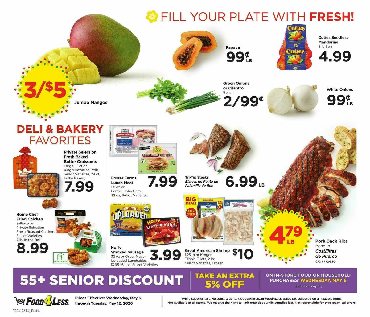 Food 4 Less Weekly Ad from May 6