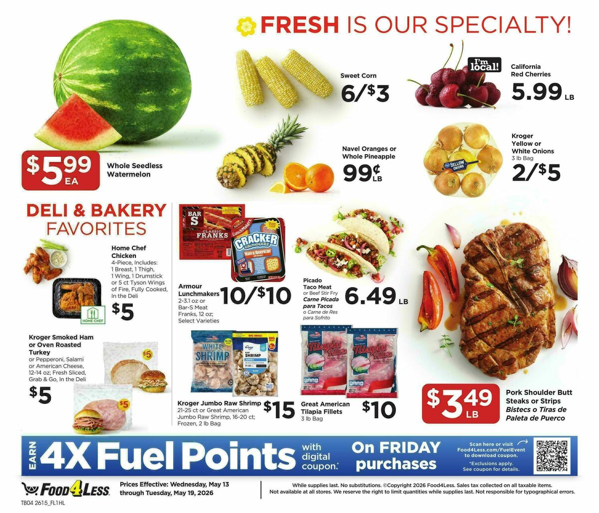 Food 4 Less Weekly Ad from May 13