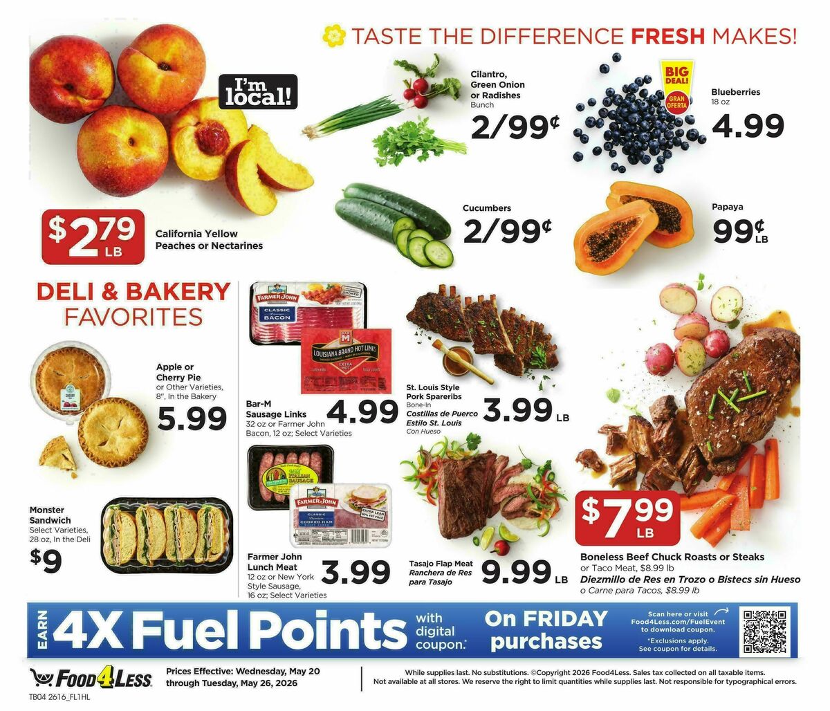 Food 4 Less Weekly Ad from May 20