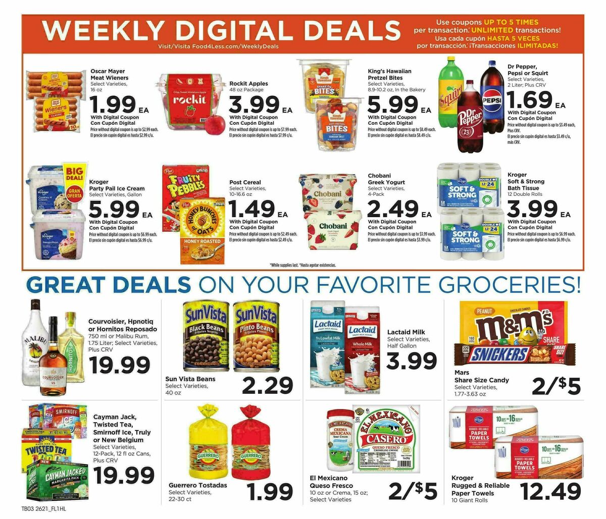Food 4 Less Weekly Ad from June 24