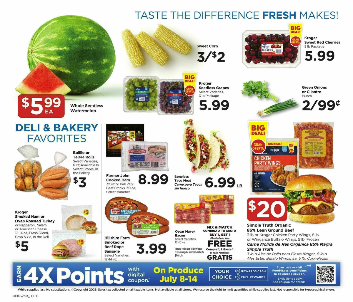 Food 4 Less Weekly Ad from July 8