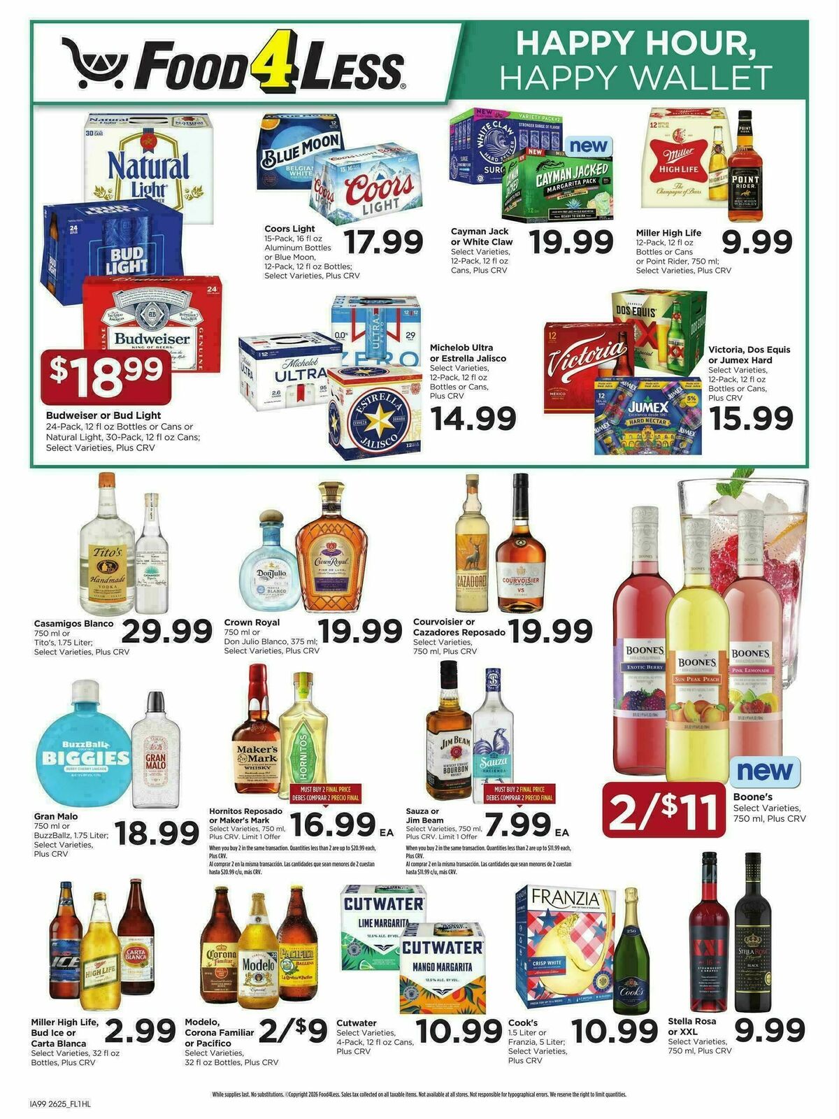 Food 4 Less Weekly Ad from July 22