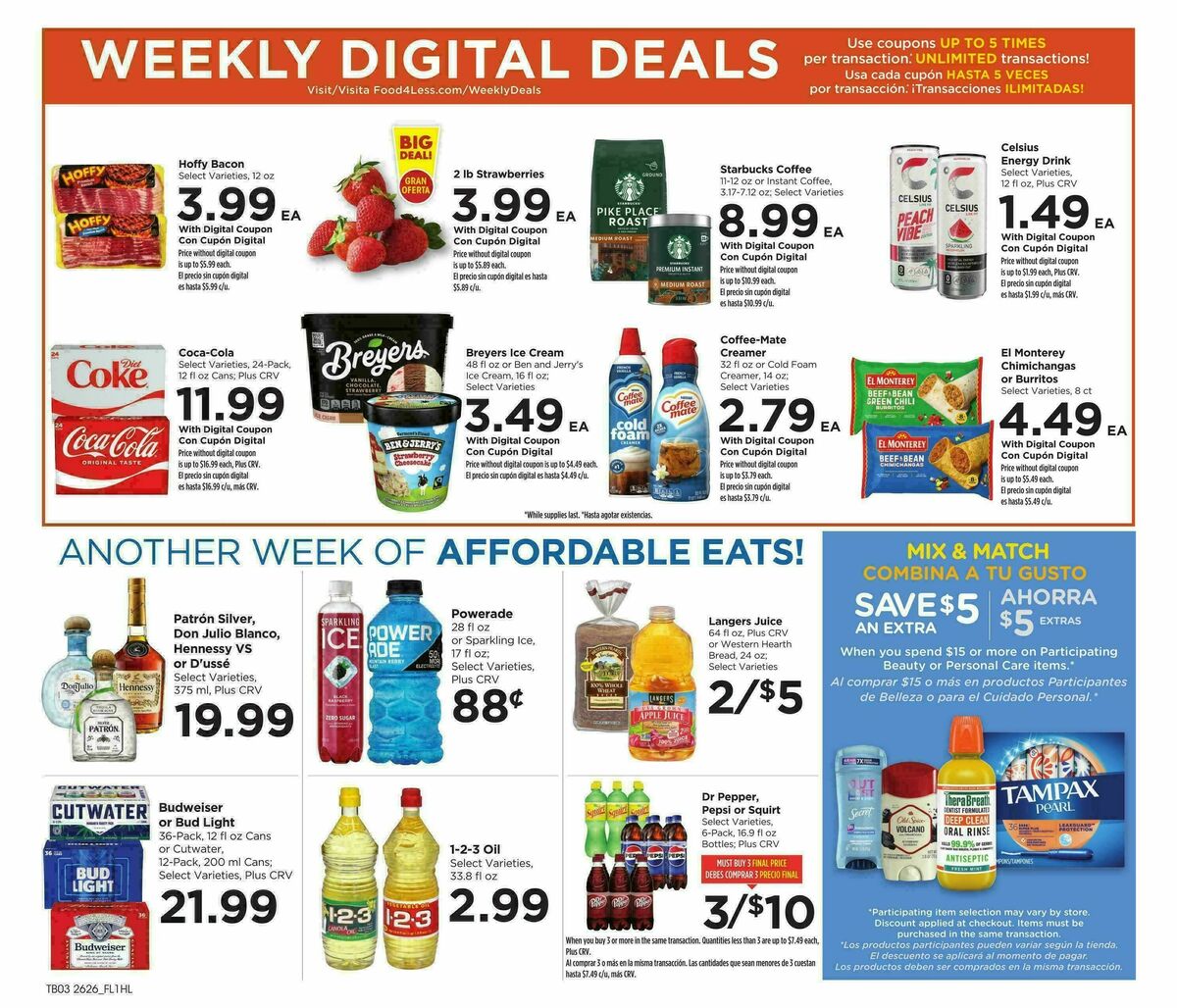 Food 4 Less Weekly Ad from July 29