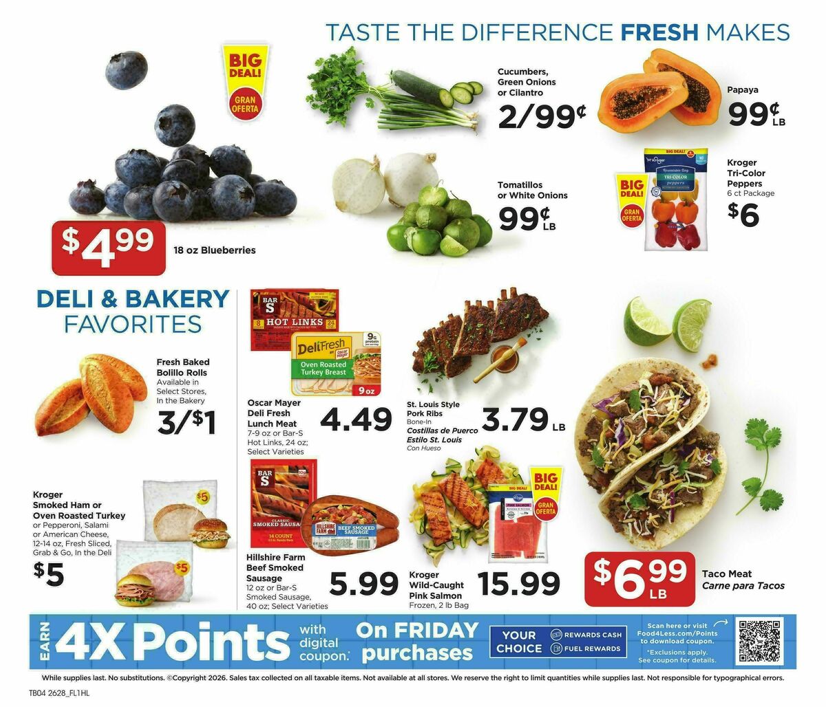 Food 4 Less Weekly Ad from August 12