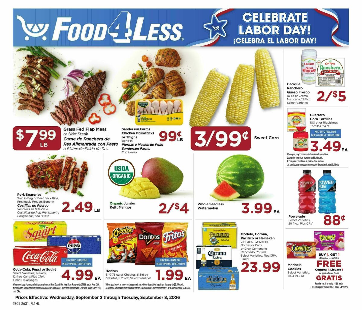 Food 4 Less Weekly Ad from September 2