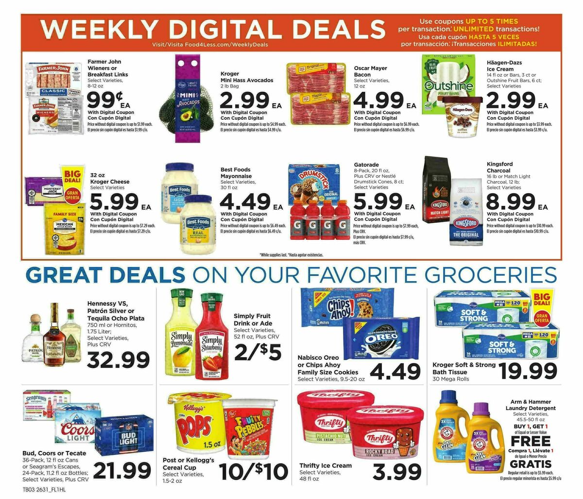 Food 4 Less Weekly Ad from September 2