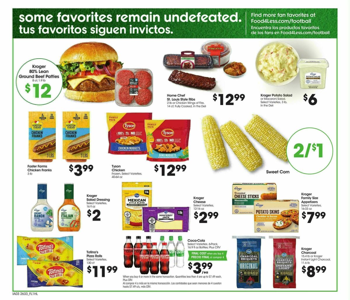 Food 4 Less Weekly Ad from September 16