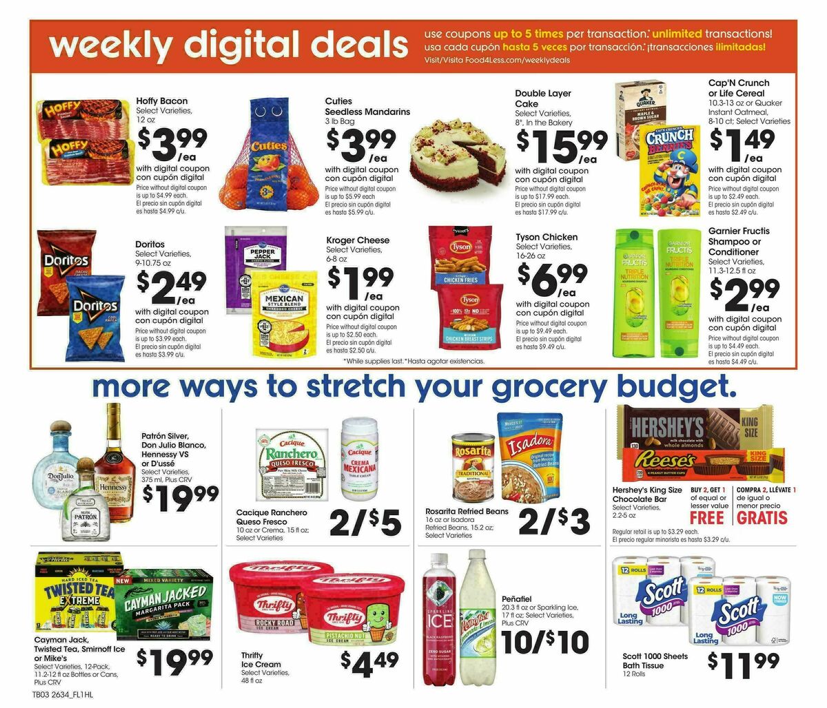 Food 4 Less Weekly Ad from September 23