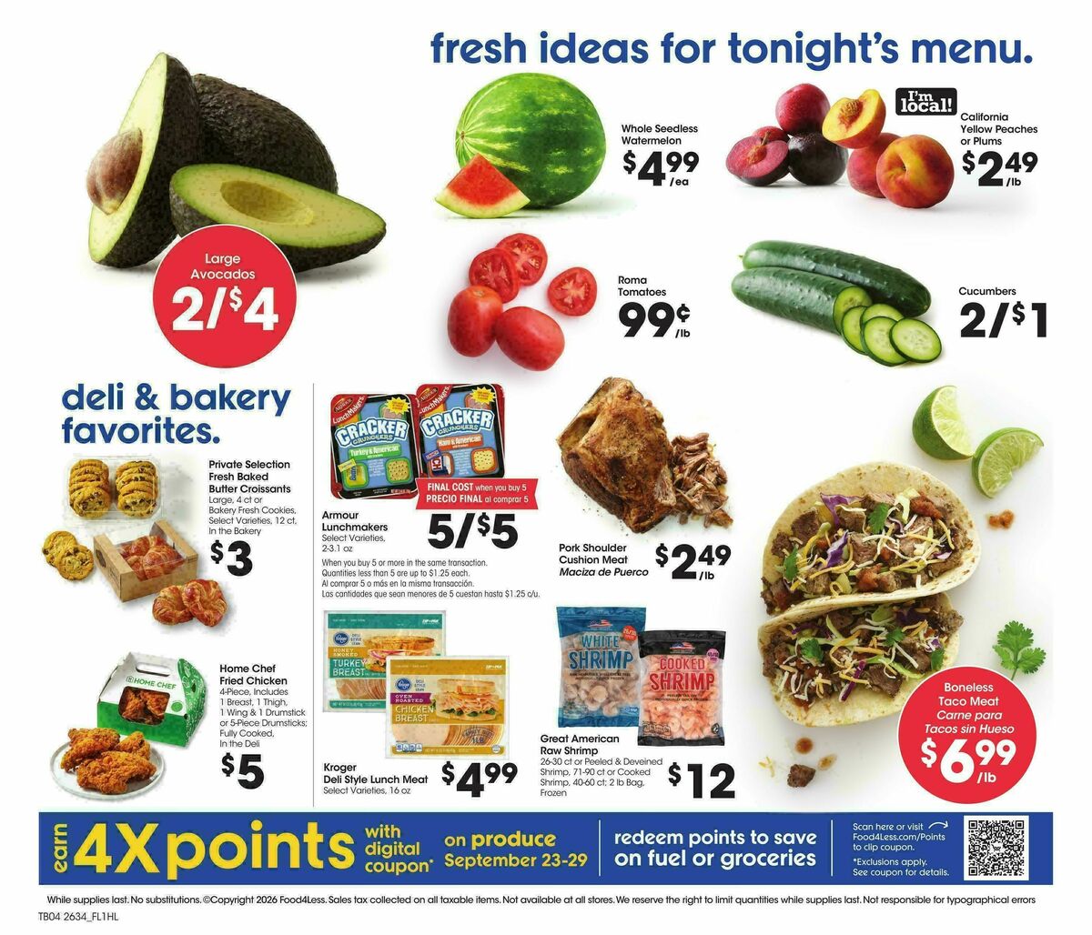 Food 4 Less Weekly Ad from September 23