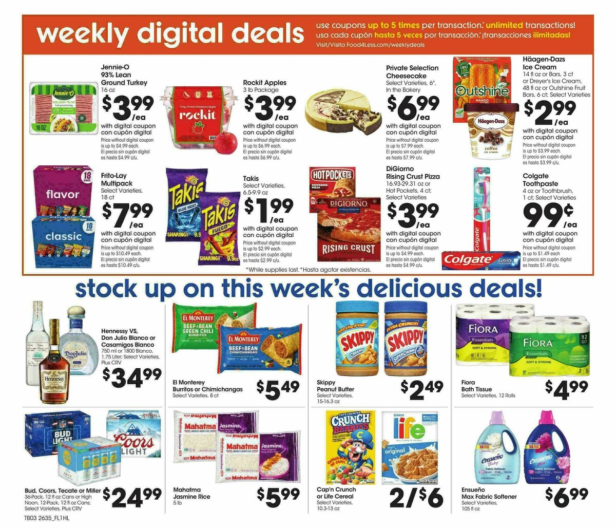 Food 4 Less Weekly Ad from September 30