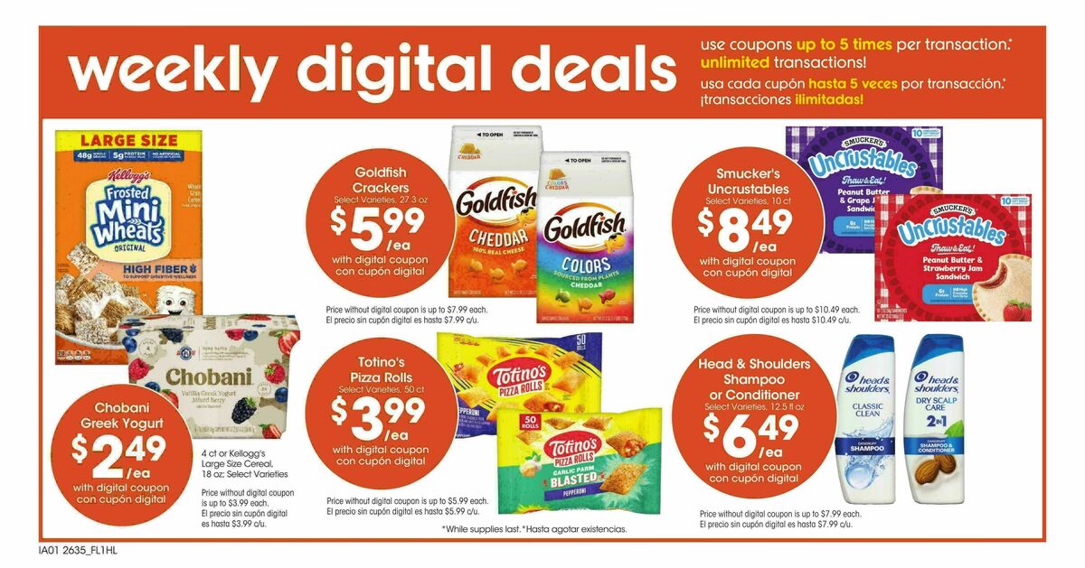 Food 4 Less Weekly Ad from September 30