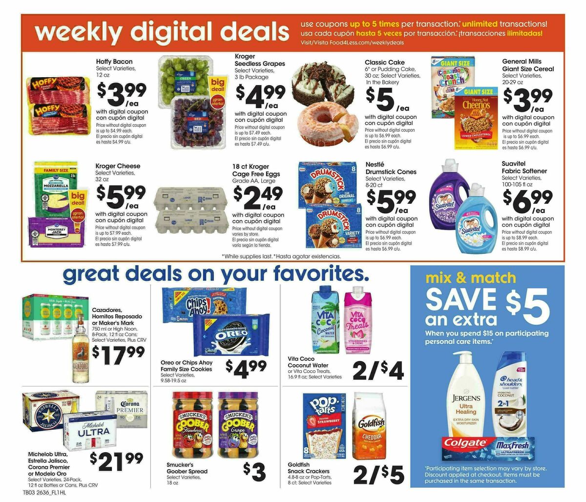 Food 4 Less Weekly Ad from October 7
