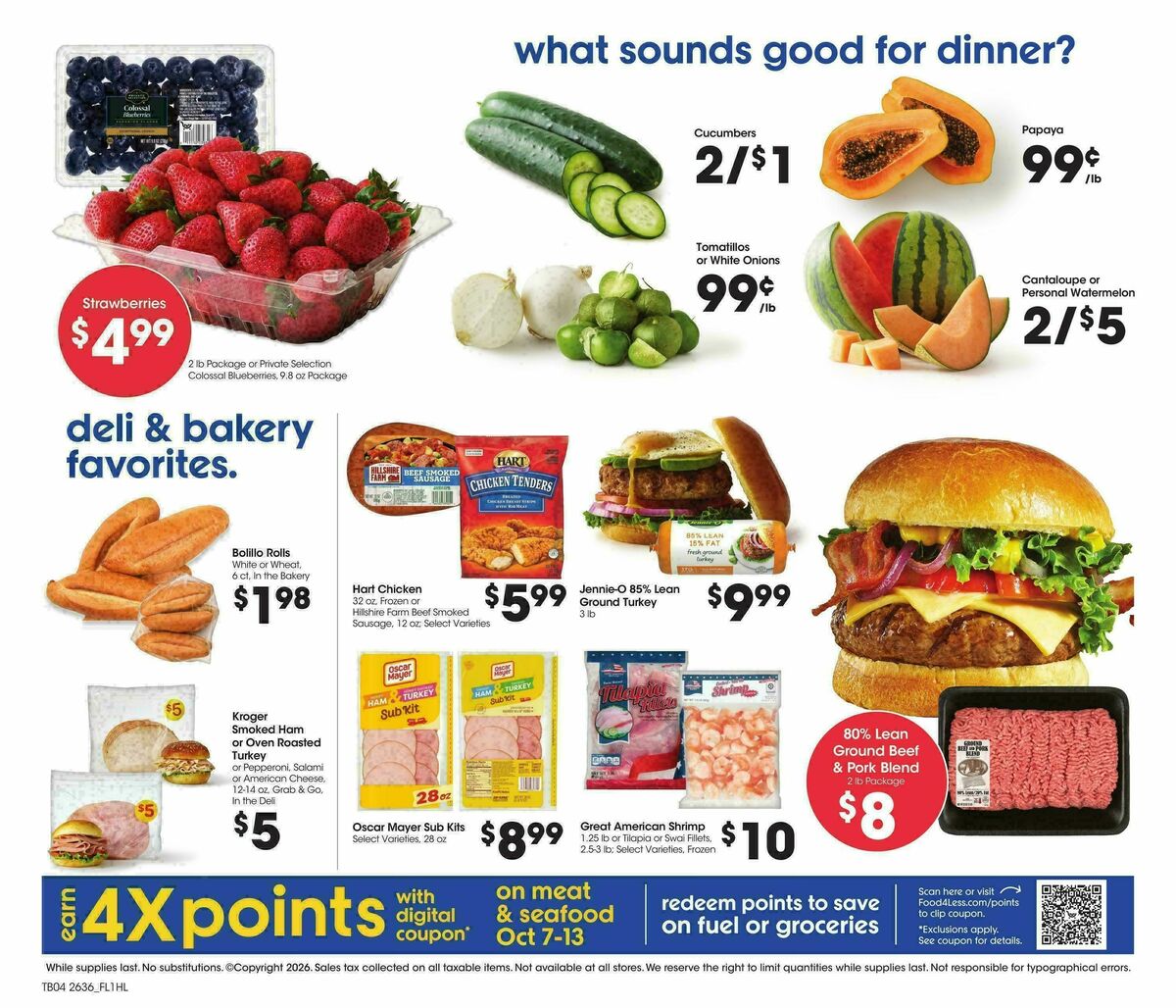 Food 4 Less Weekly Ad from October 7