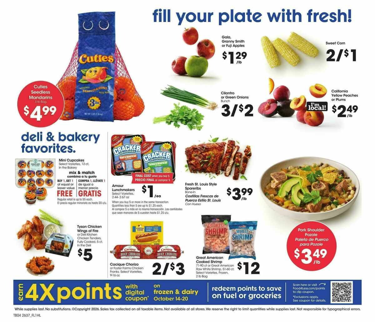 Food 4 Less Weekly Ad from October 14