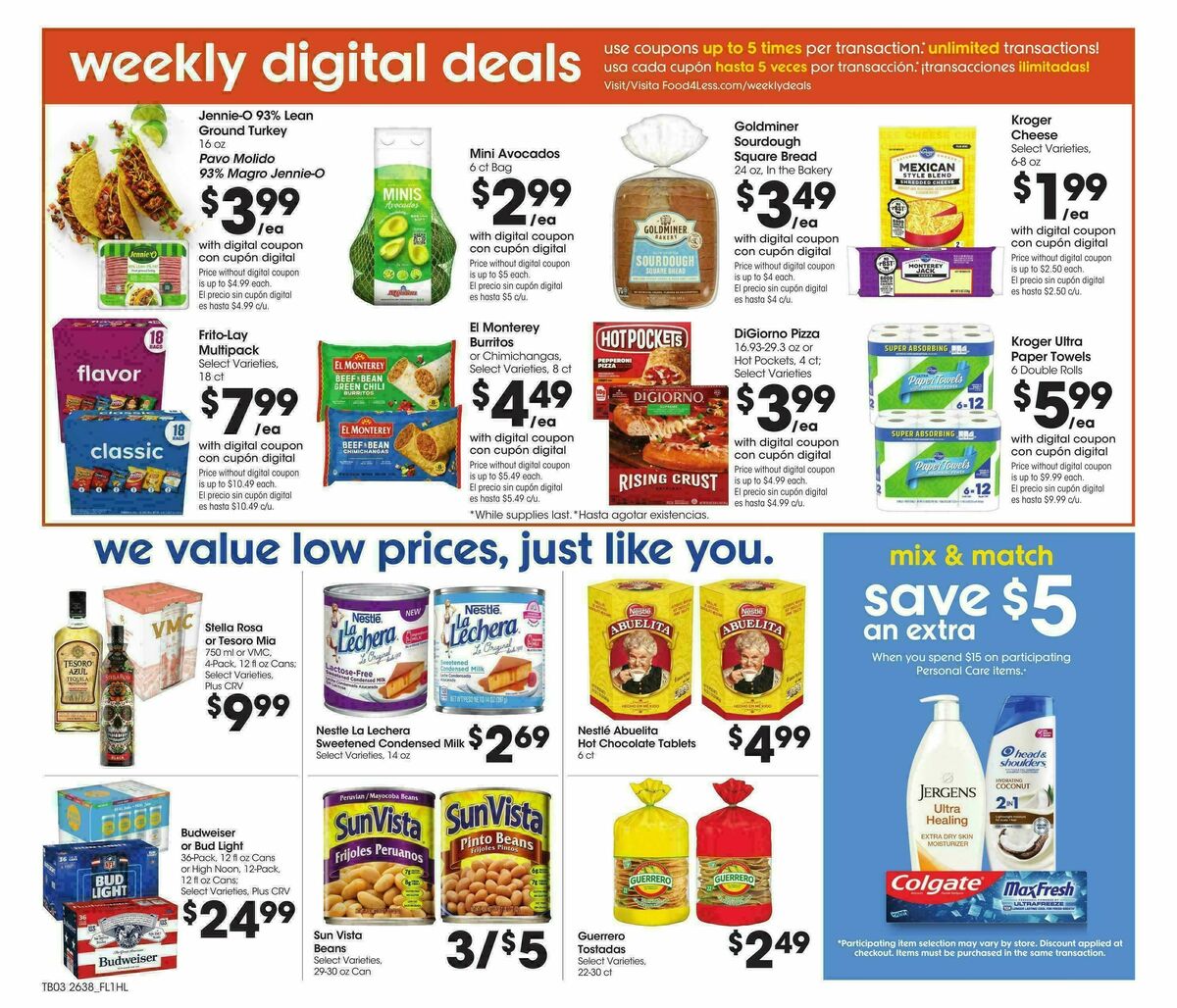 Food 4 Less Weekly Ad from October 21