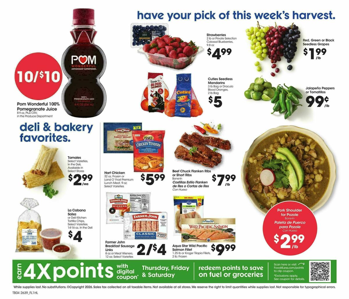 Food 4 Less Weekly Ad from October 28
