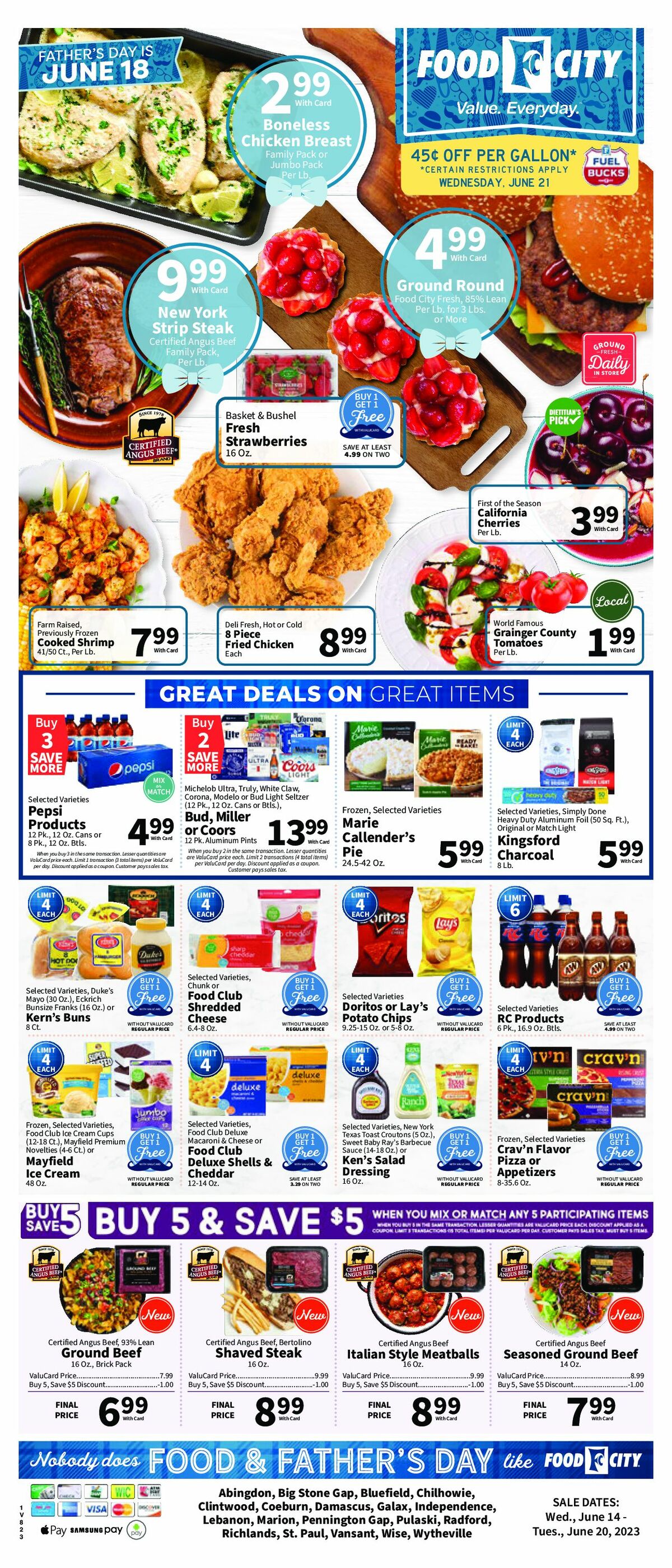 Food City Weekly Ad from June 14