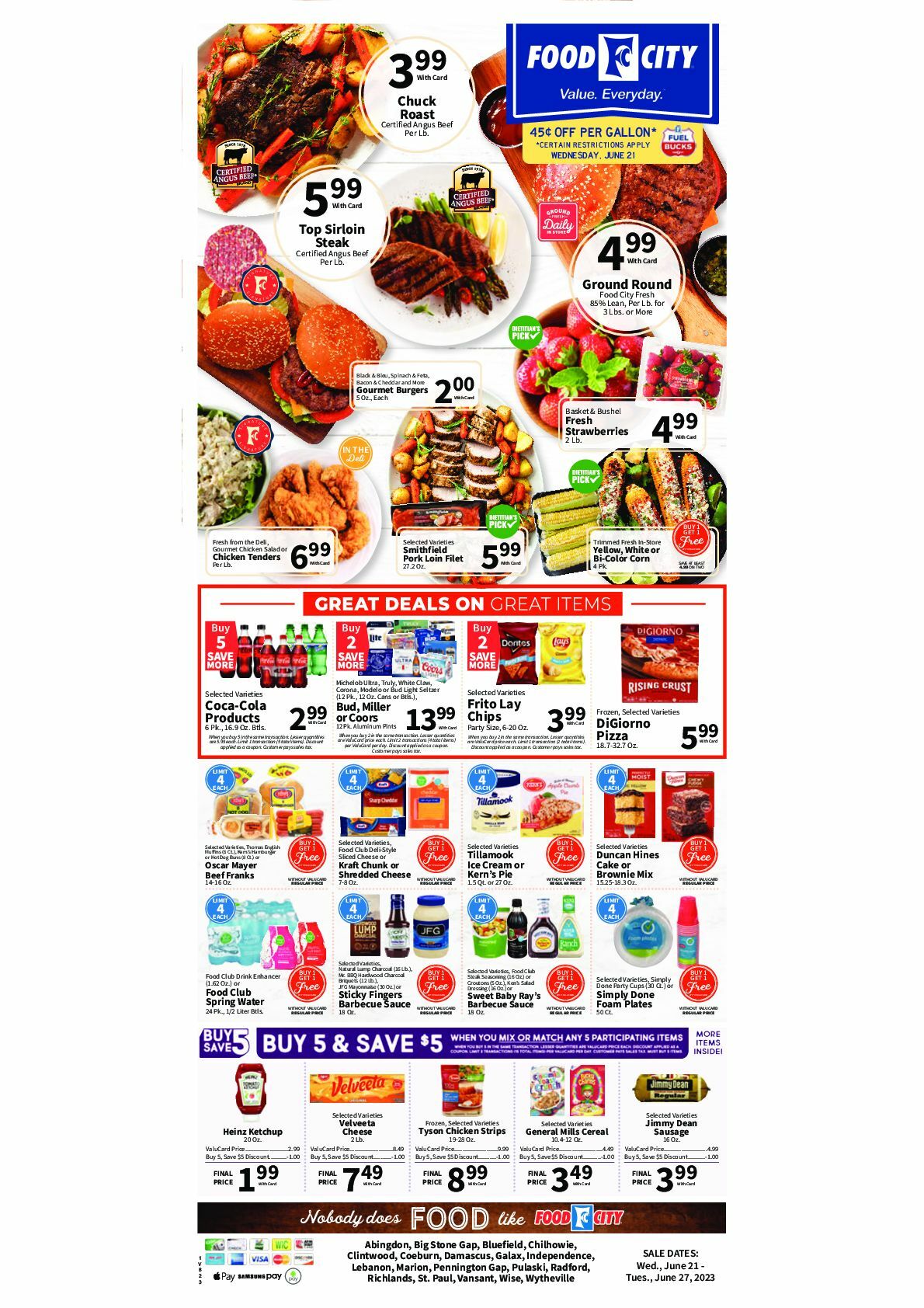 Food City Weekly Ad from June 21