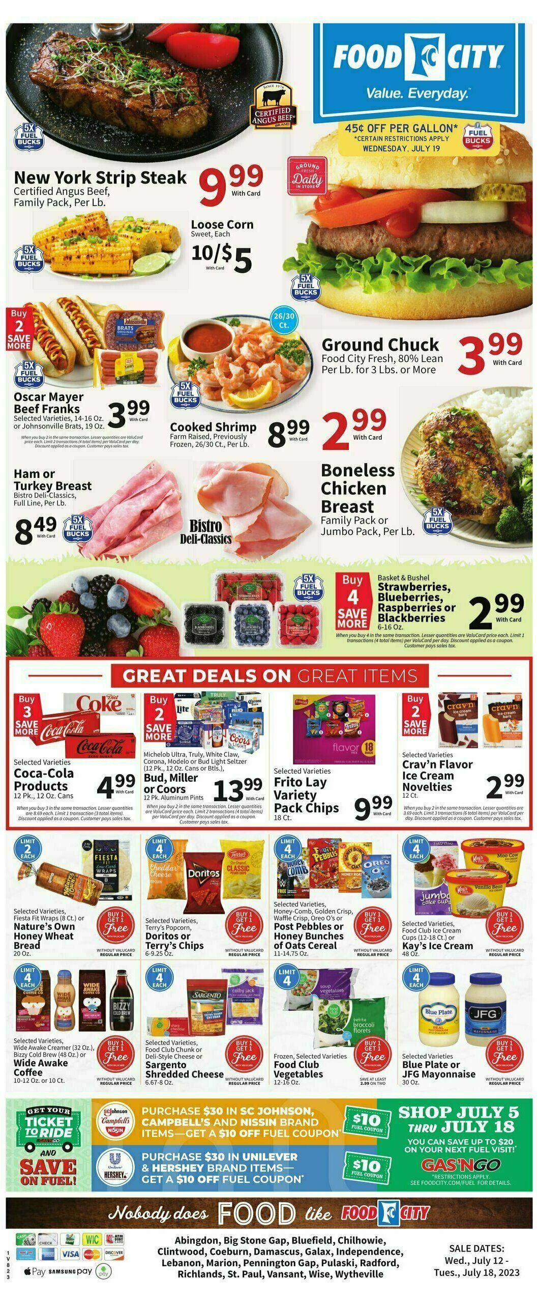 Food City Weekly Ad from July 12