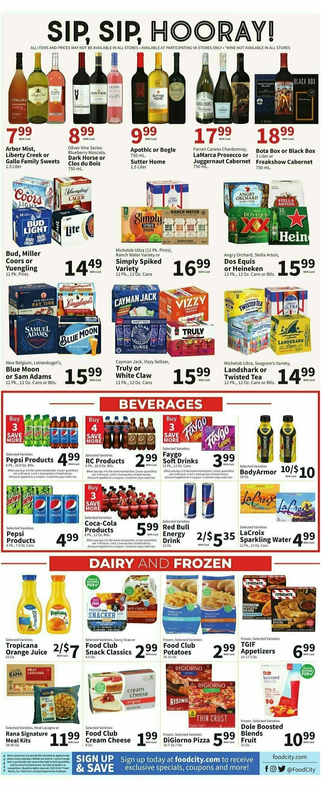 Food City Weekly Ad from August 9