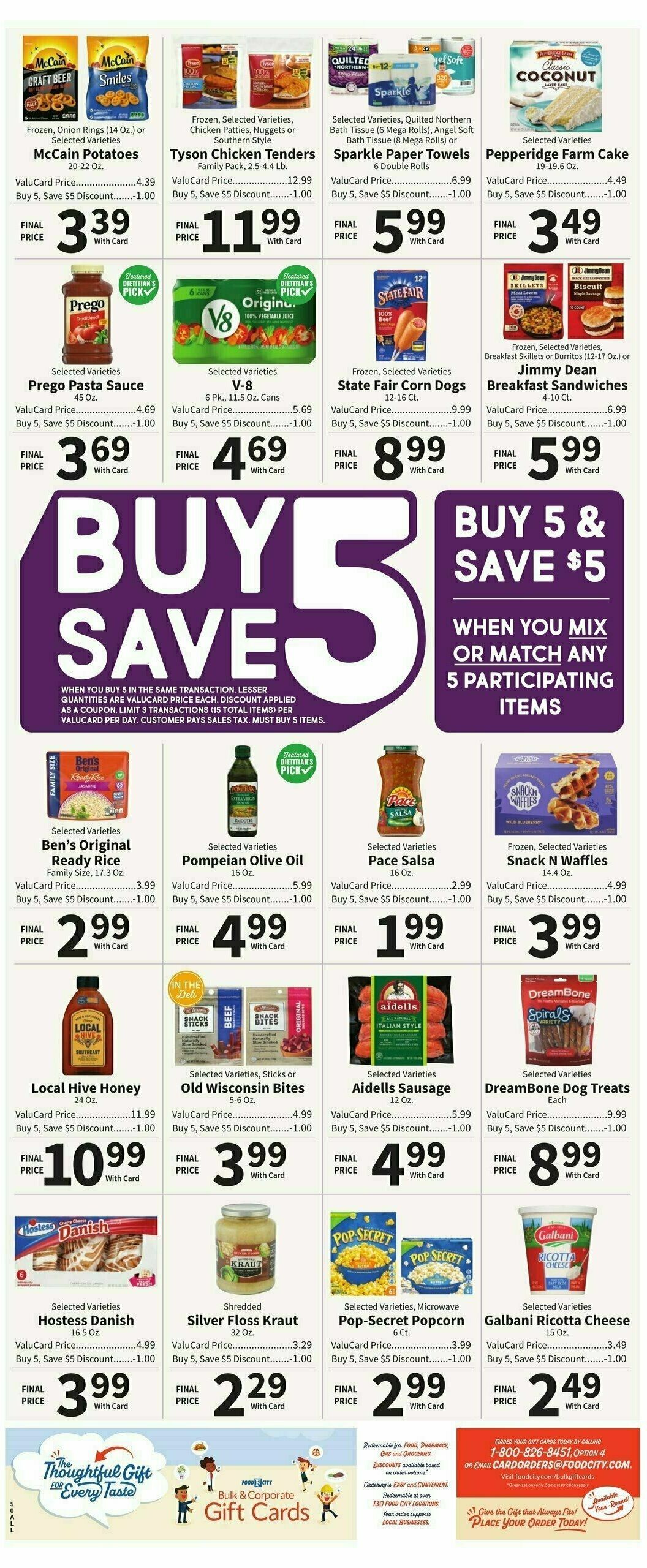 Food City Weekly Ad from August 16