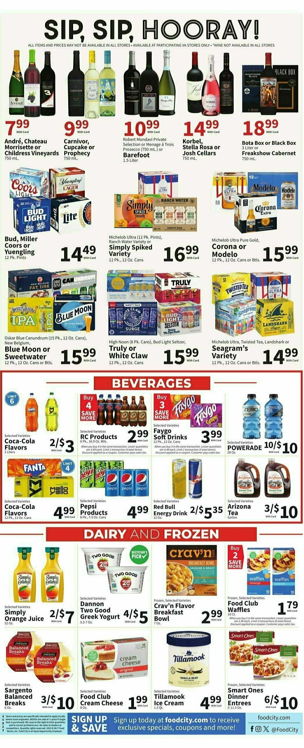 Food City Weekly Ad from August 23