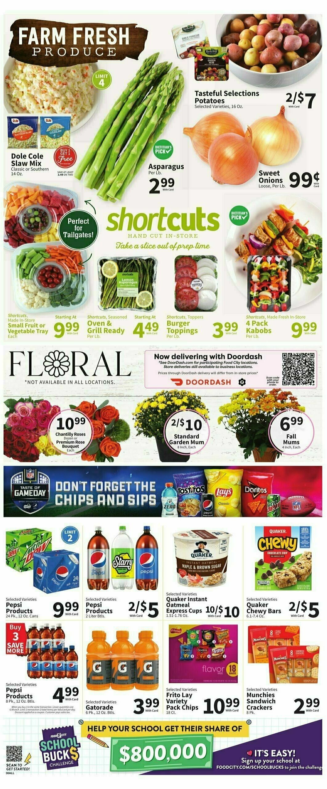 Food City Weekly Ad from August 30