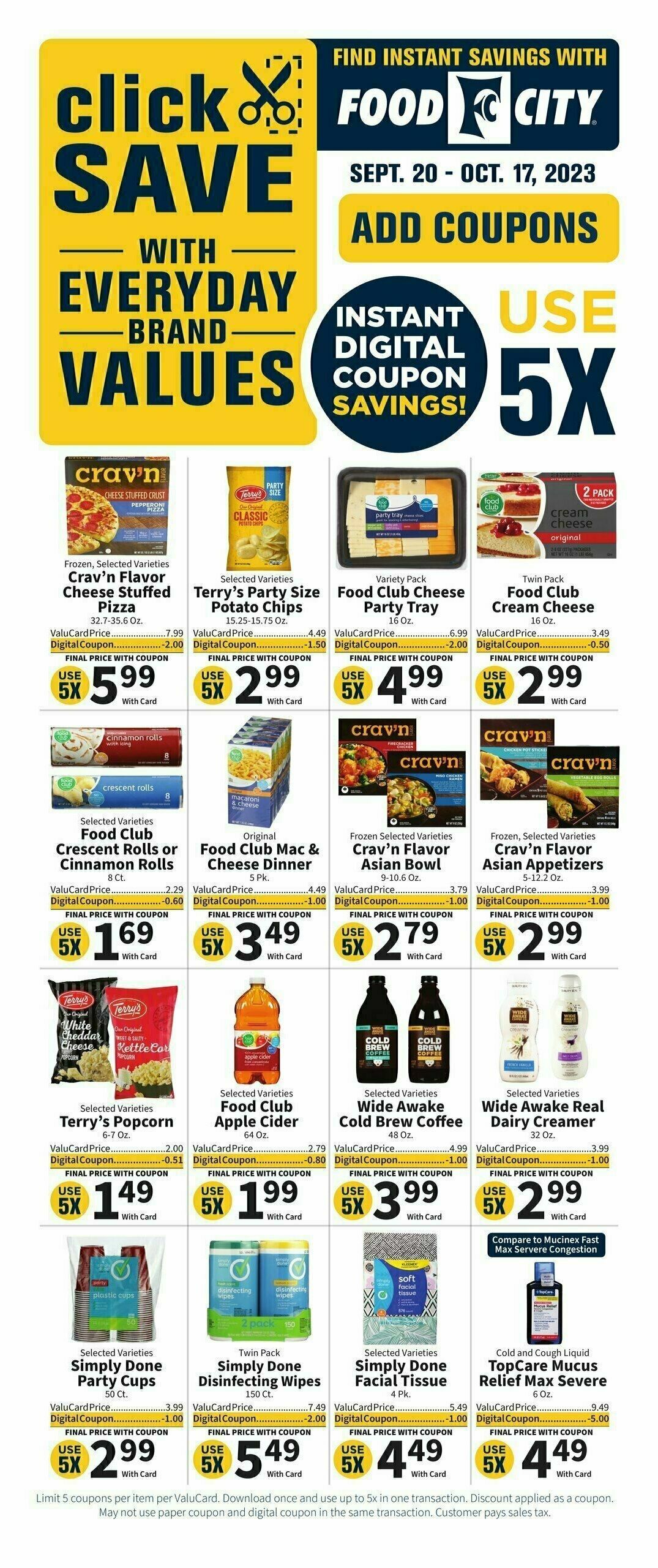 Food City Weekly Ad from September 20