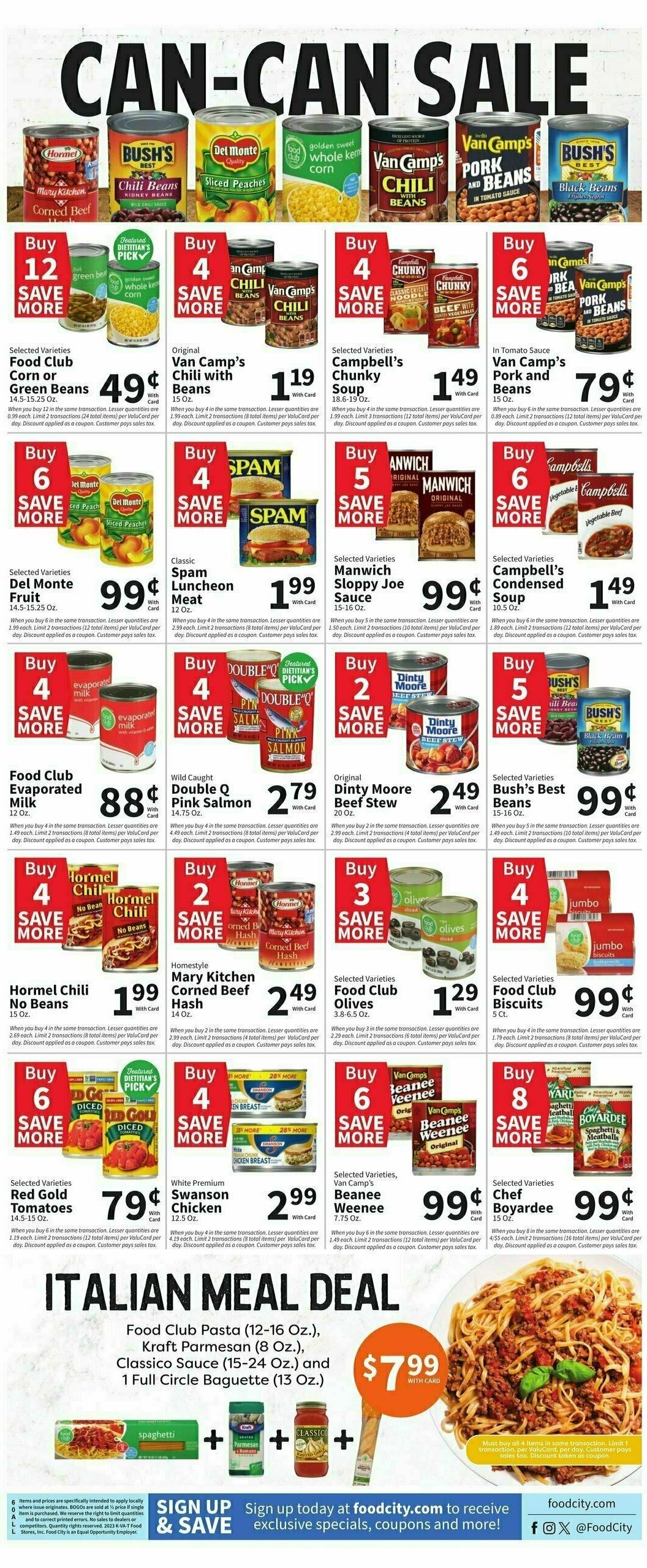 Food City Weekly Ad from October 4