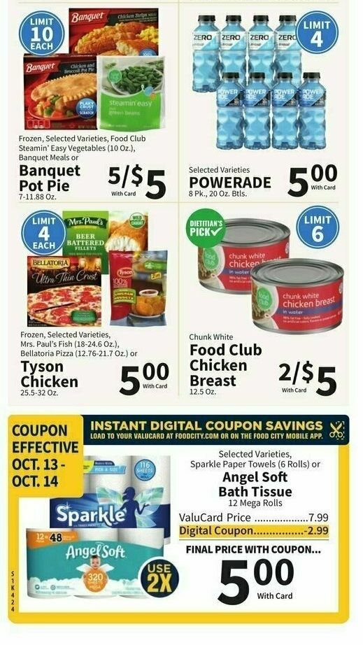 Food City Weekly Ad from October 11