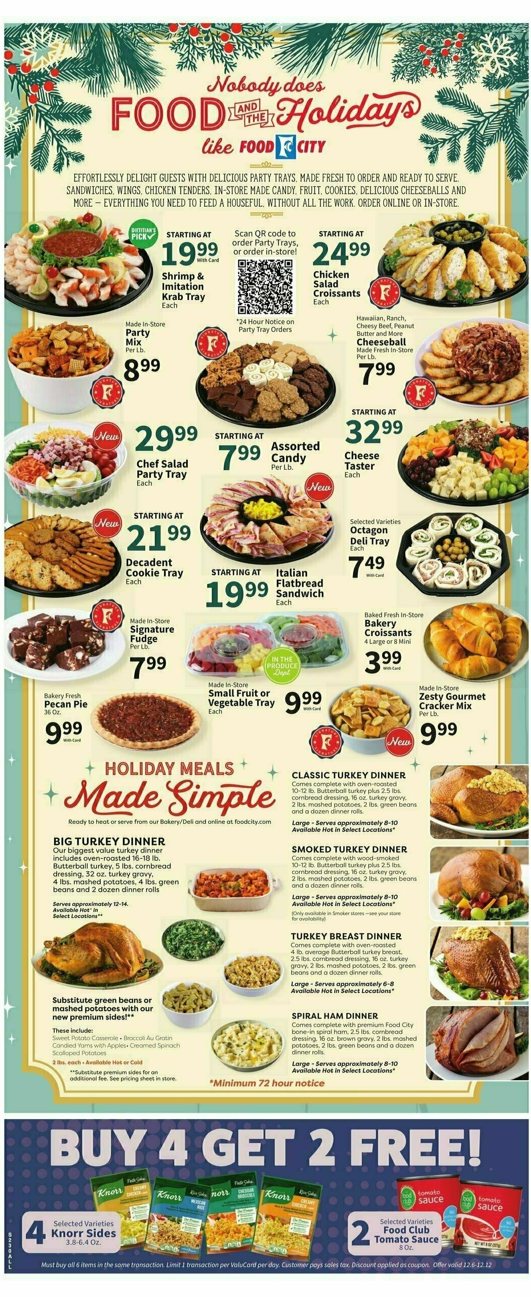 Food City Weekly Ad from December 6