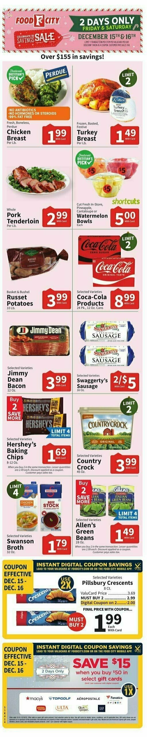 Food City Weekly Ad from December 13