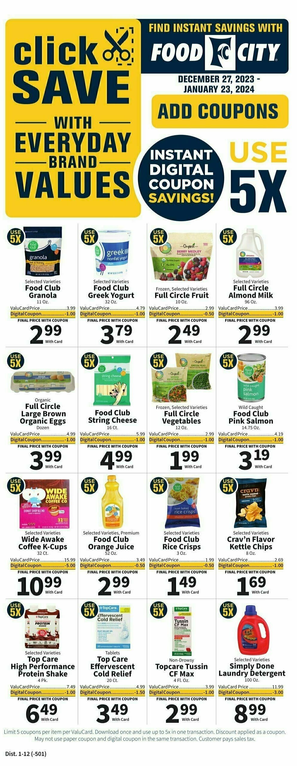 Food City Weekly Ad from December 27