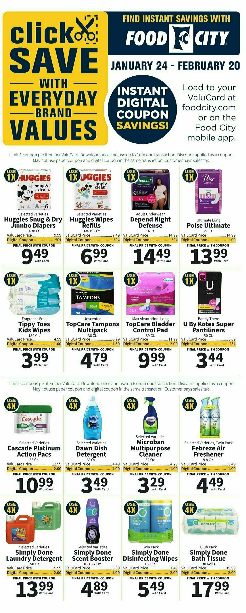 Food City Weekly Ad from January 24