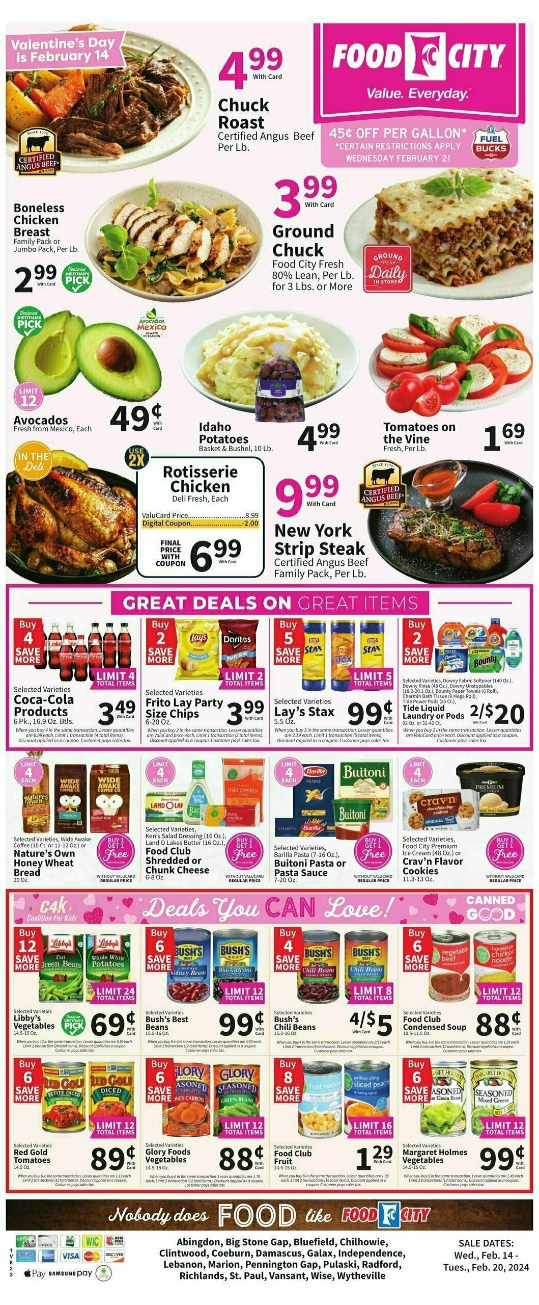 Food City Weekly Ad from February 14