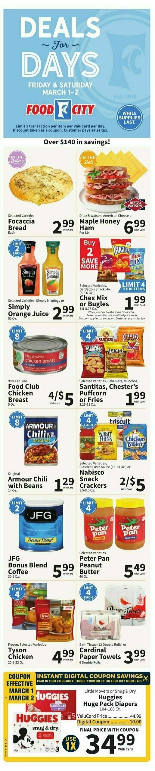 Food City Weekly Ad from February 28